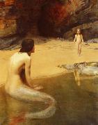 John Collier The Land Baby painting